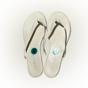 ESPRIT Women Flip-Flop Sandals, White, Size 8